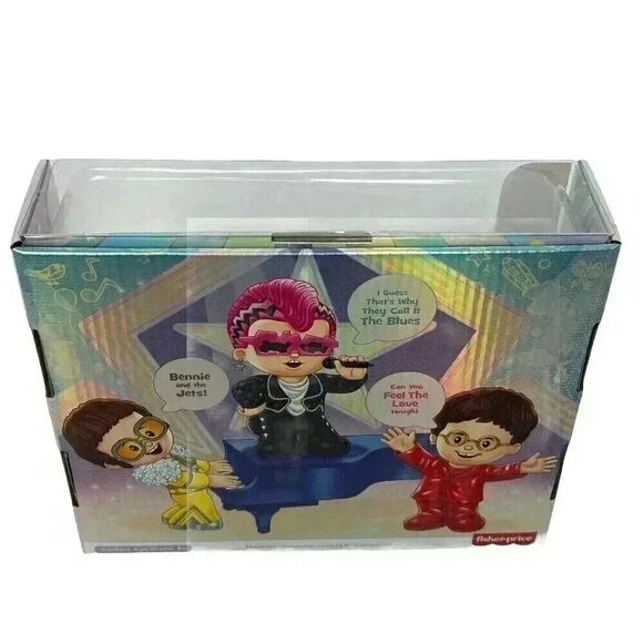 New Fisher Price Little People Collector Elton John Special Edition Figure Set - Picture 9 of 13